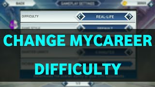NBA2K19 v46 MOBILE HOW TO CHANGE MYCAREER DIFFICULTY