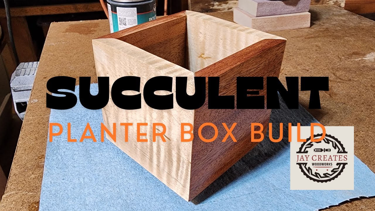 How to build a succulent planter - Small Box Build - DIY Woodworking ...