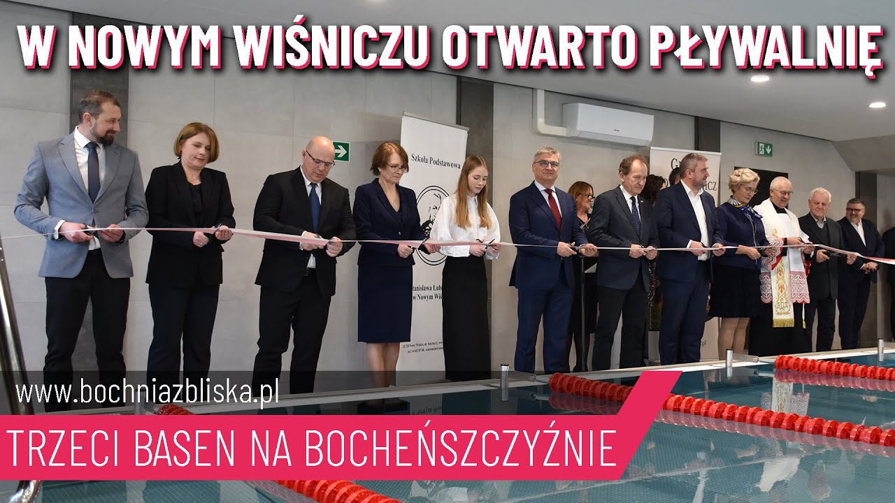 W Nowym Wiśniczu otwarto Krytą Pływalnię | 10.02.2025