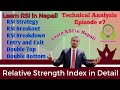 Rsirelative strength index trading strategy  understand rsi in easy nepali  technical analysis 7