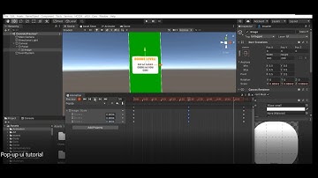 Pop up ui in unity easy tutorial