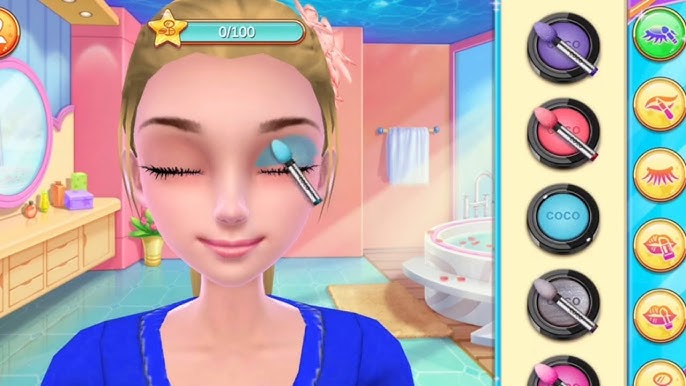 JOGO DE SALÃO DE BELEZA - GAME GIRL GAMES : HAIR SALON MAKEUP