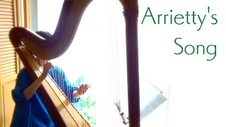 ハープで『借りぐらしのアリエッティArrietty's Song/Cecile Corbel』The Secret World of Arrietty Harp cover.