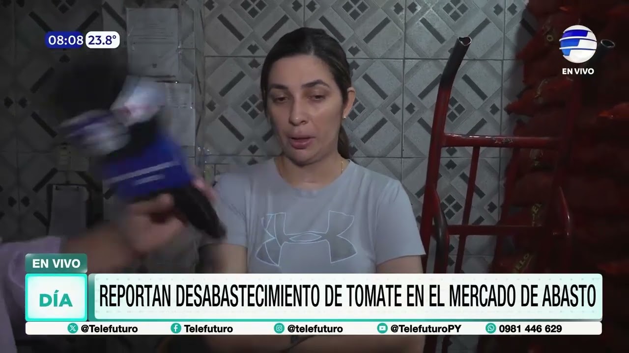 Reportan debastamiento de tomate en el Mercado de Abasto
