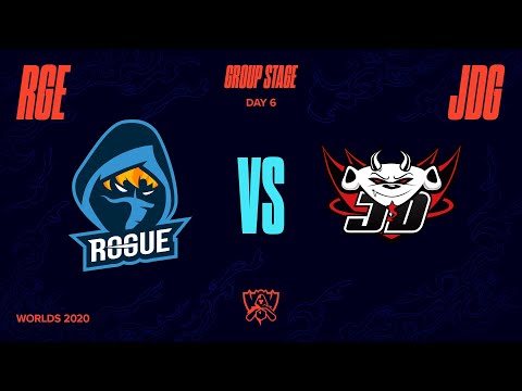 RGE vs JDG | Worlds Group Stage Day 6 | Rogue vs JD Gaming (2020)