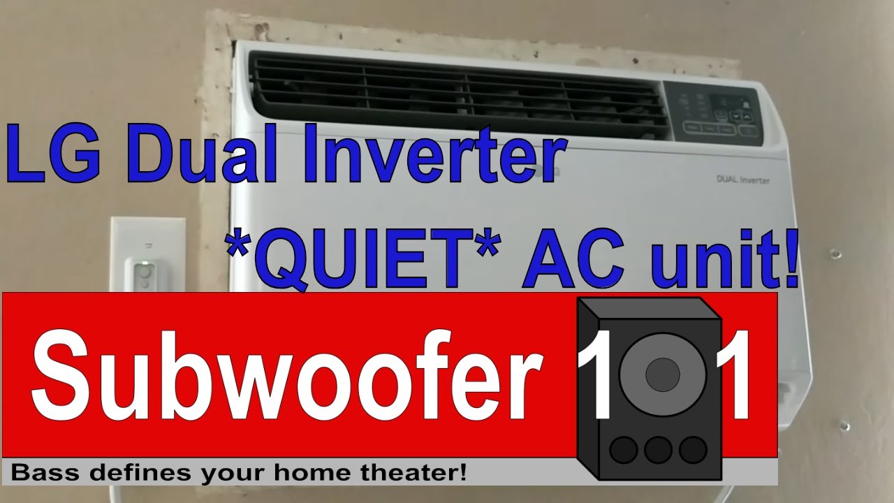 Lg Dual Inverter Quiet Wall Ac Lw1817ivsm 18 000 Btu 230 Volt Efficient Update In Description Youtube