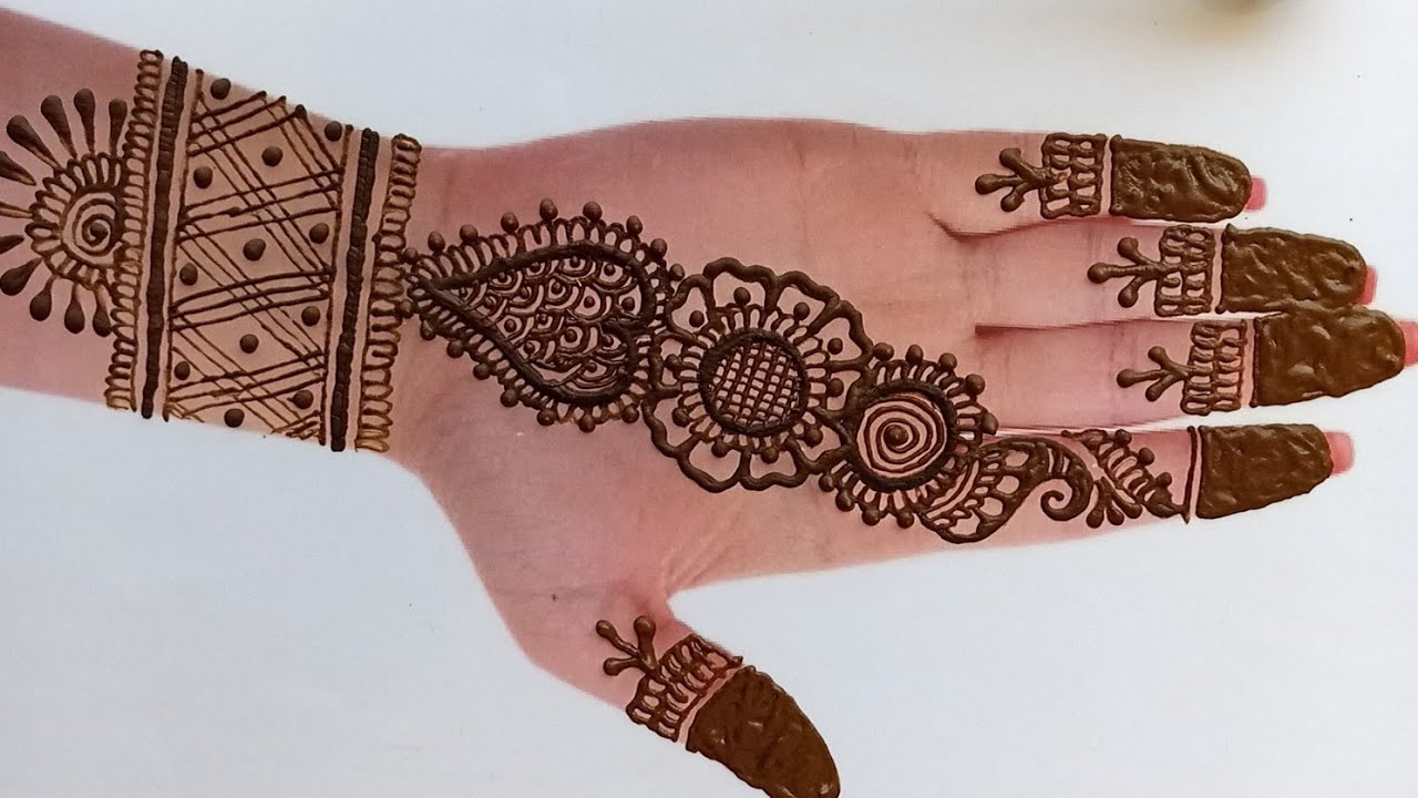 300 dil easy desing Mehndi kinjal Mehndi art - YouTube