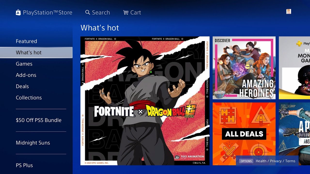 Happy Power on X: Apparently, over on PlayStation, we can see the first  look at Goku Black x Fortnite. via: @PoketOfficial   / X