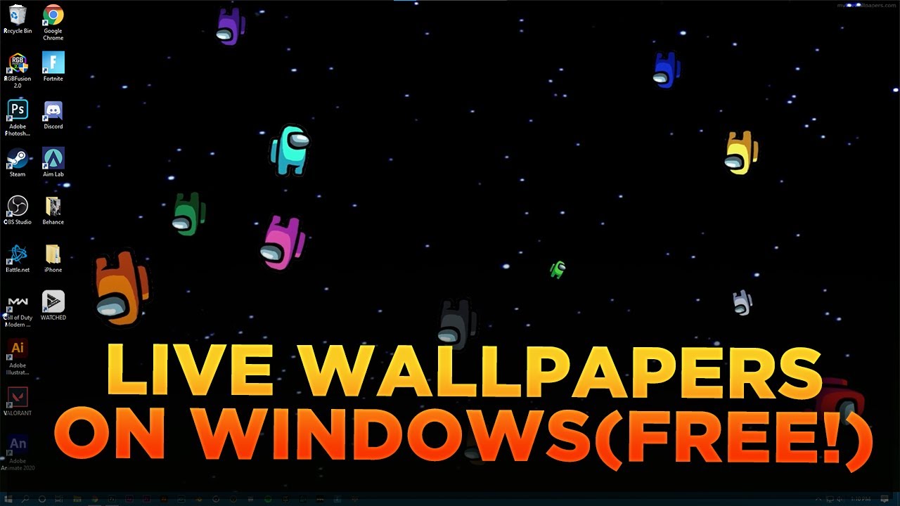 HOW TO GET LIVE WALLPAPERS ON WINDOWS FOR FREE! UPDATED 2020 YouTube