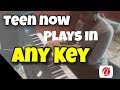 Teenager plays classical song in any key  any key music system