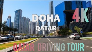 Doha , Qatar 4K Driving Tour  Downtown Lusail & City center