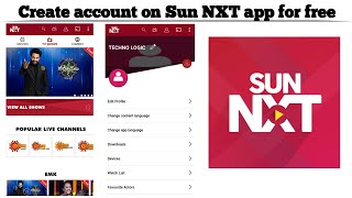 How to Create account on Sun NXT app for Free | Activate your Free Sun NXT account | Techno Logic screenshot 1