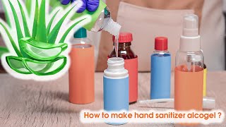 How to make hand sanitizer alcogel ? Easiest way