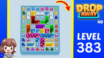 Drop Away Level 383 Solution Walkthrough