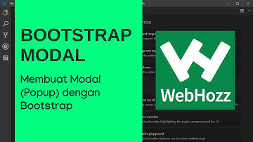 Belajar Bootstrap : Membuat Modal (Pop Up)