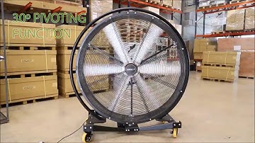 A Flexible Solution Portable Airing Systems - RELITE Anemoi AirGoHigh Volume Low Speed (HVLS) Fan