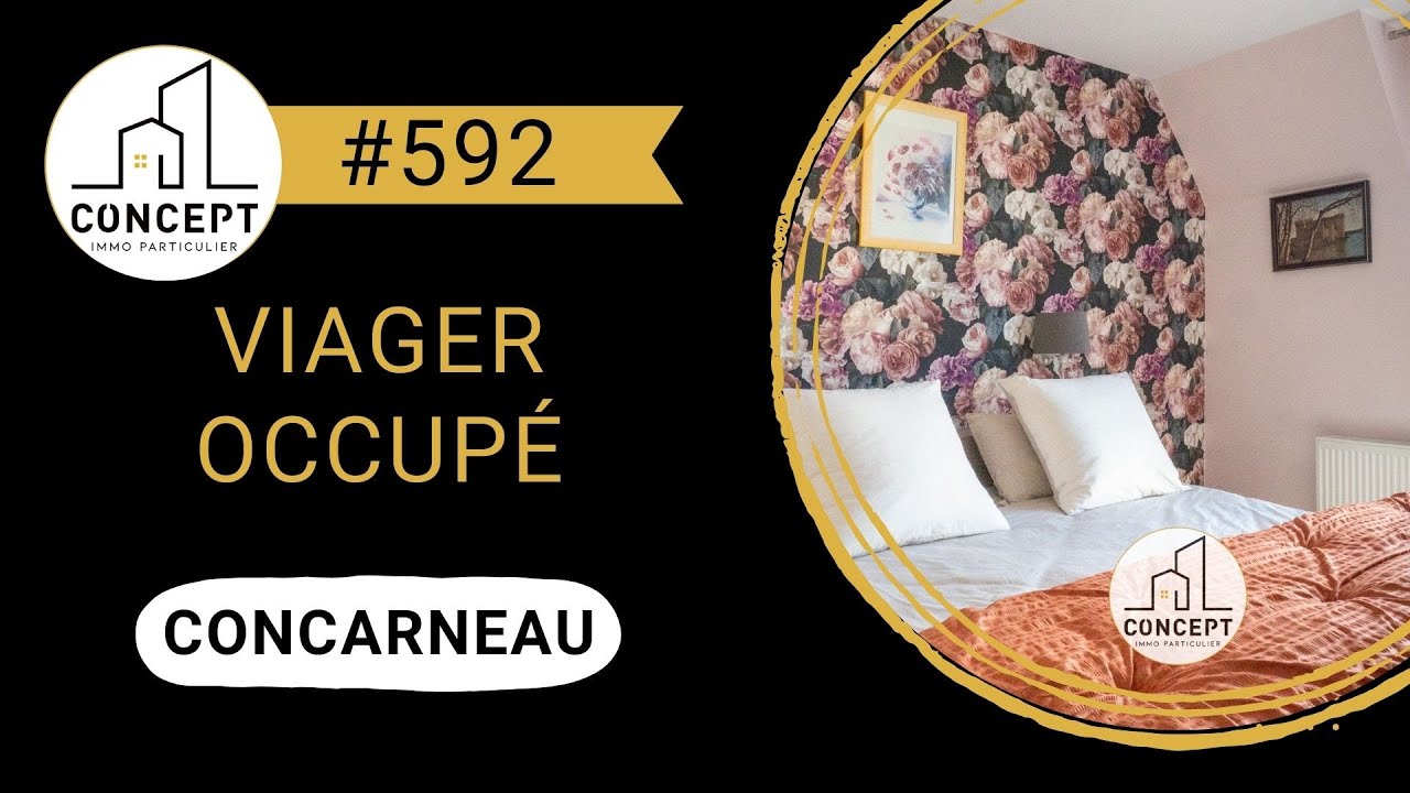 592 - Appartement en VIAGER à CONCARNEAU !