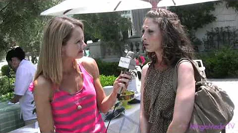Lisa Browne at the MTV Movie Awards Eco Lounge