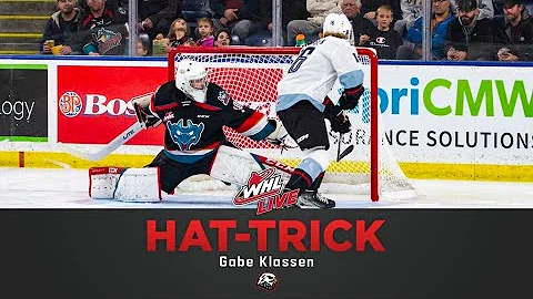 WHL Hat Tricks: Gabe Klassen, Portland Winterhawks  September 24, 2022