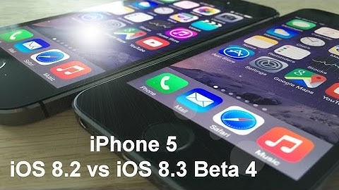 iOS 8.3 Beta 4 vs iOS 8.2 on iPhone 5