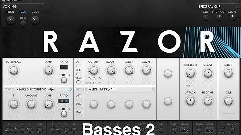 Razor | Additive Synth by Native Instruments // Preset Test: Basses Part 2