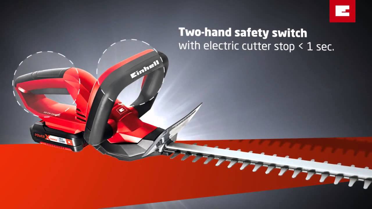 einhell hedge trimmer 18v