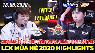 [LCK 2020] HLE vs SP Game 2 Highlights | Biệt đội tàu ngầm Twitch + Yuumi thực sự kinh dị