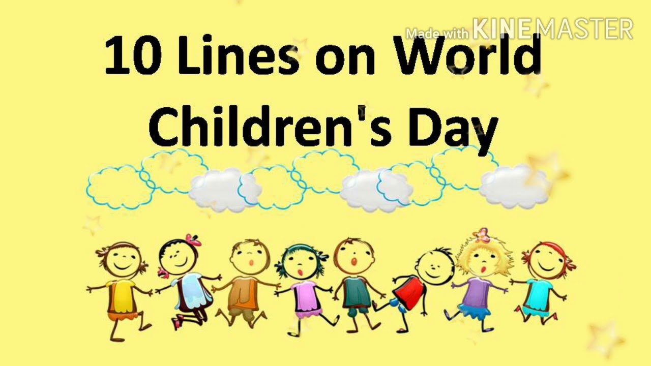 essay about world children's day