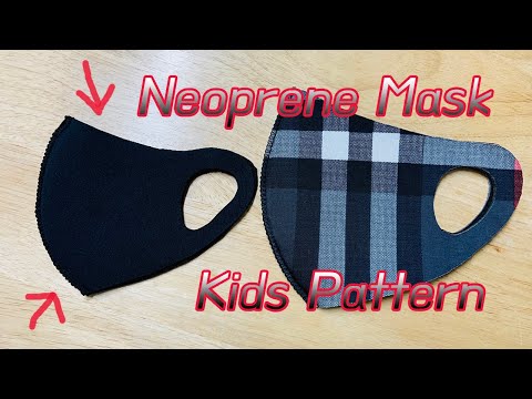 EASY DIY Neoprene FaceMask Pattern Drawing (Kids) / Simple & Easy / 2~5years /