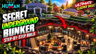 Once Human SECRET Underground Bunker Build! | Step-by-Step Building Guide