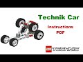 Заводная машинка Lego Technic - инструкция 1