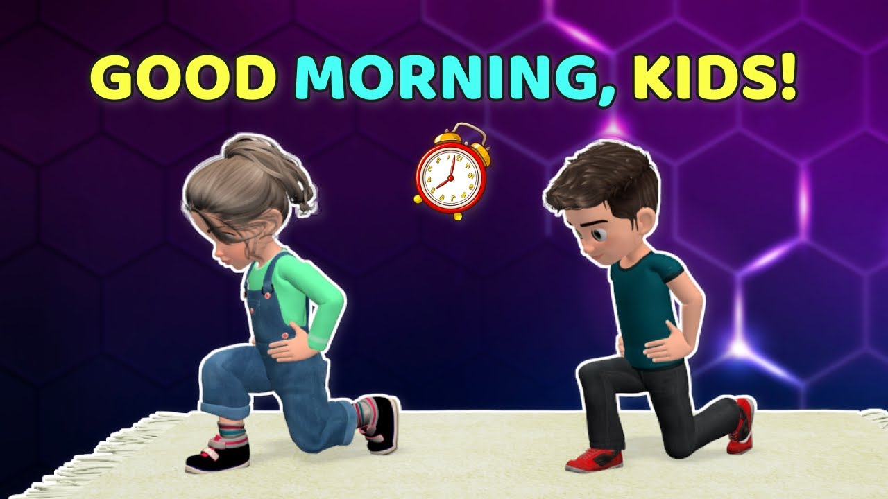 8 MINUTE MORNING WORKOUT FOR KIDS – FITNESS ACTIVITY - YouTube