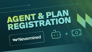 💰[TUTORIAL] How to Register Your AI AGENT & Create a Payment Plan in NEVERMINED