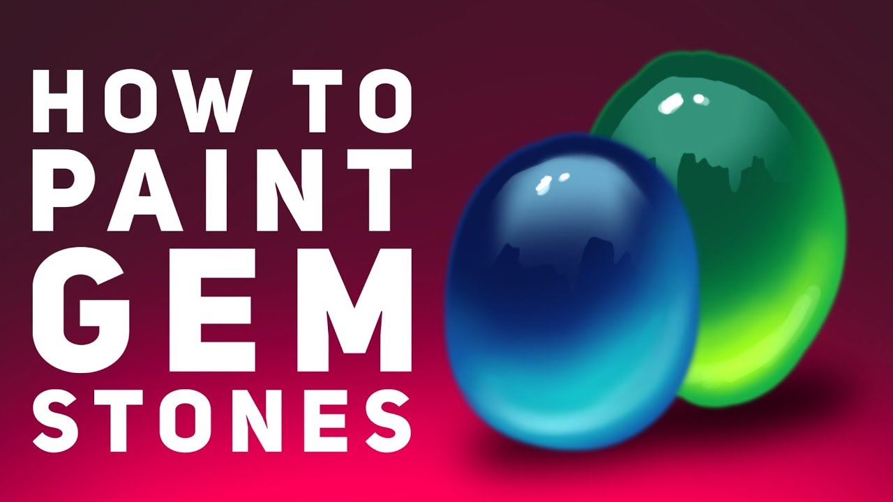 How to Paint Gemstones 