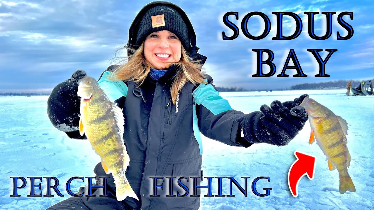 Back on SODUS BAY with the FamilyIce Fishing for Yellow Perch!!! (Jan  2022) 