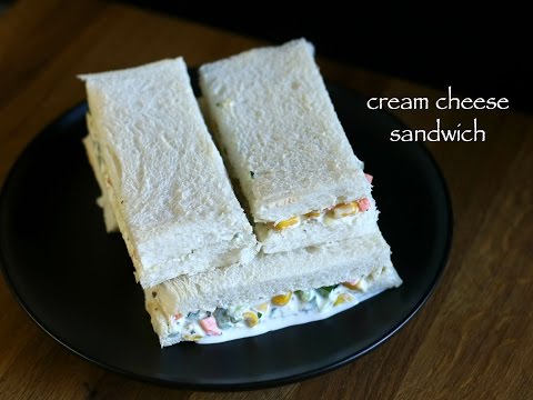 cheese sandwich recipe | veg cream cheese sandwich recipe | how to make cheese sandwich