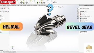 CREATE Helical Bevel Gear MAGIC in SolidWorks