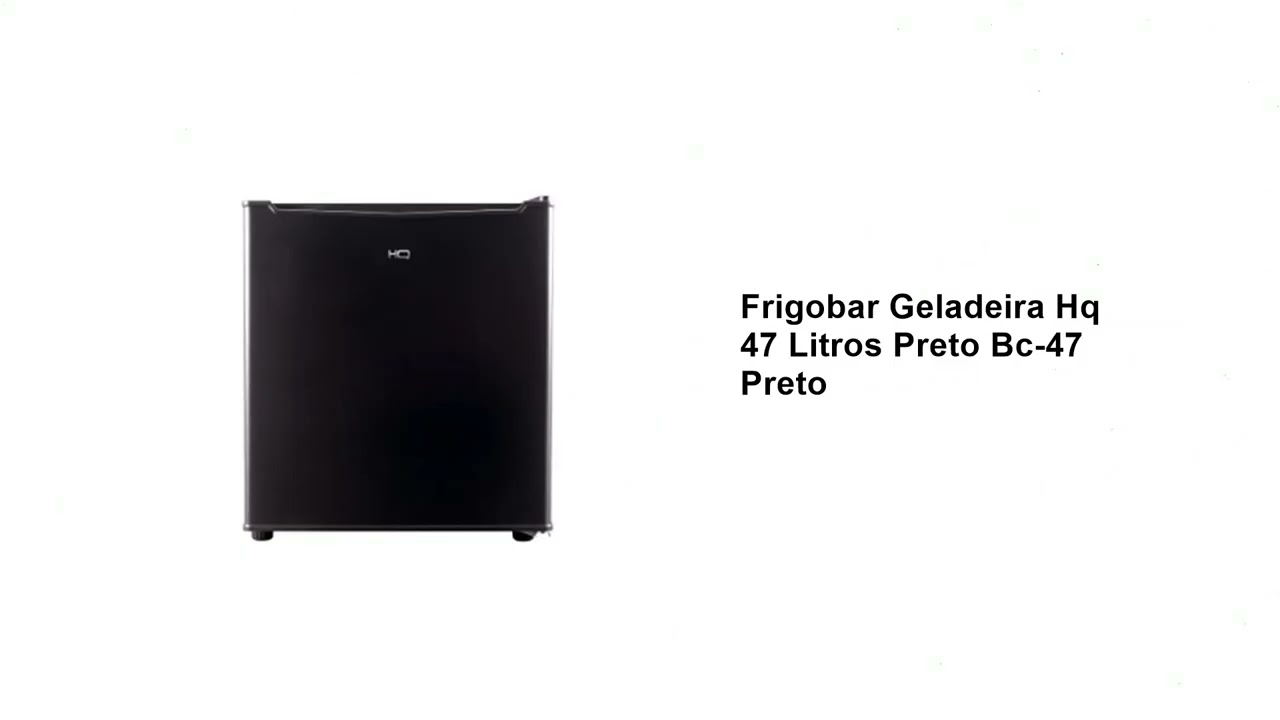 Frigobar Geladeira Hq 47 Litros Preto Bc-47 Preto