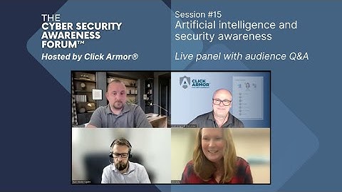 Artificial intelligence and security awareness