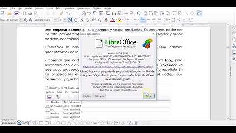 Video introducción libreoffice base