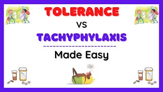 Tolerance and Tachyphylaxis| Drug Tolerance| Drug Tachyphylaxis| Pharmacology| Made Easy