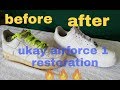 UKAY SHOES RESTORATION EPISODE 1: AIR FORCE 1's TRIPLE WHITE BY Feliciano// PAANO MAGRESTORE