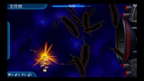 Chicken Invaders 5 - Defeating the Henterprise before it reaches it