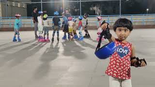 223day skating ##summer వర్షం పడితే😊చిన్న చినుకు పడింది full ga enjoy 😱👍#స్కేటింగ్ game challenge 👍