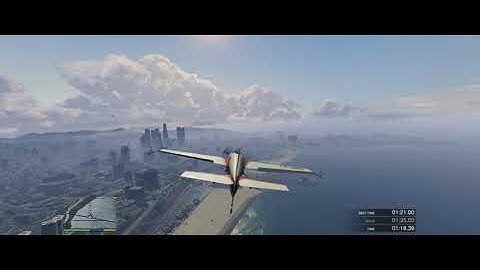 GTA V - Flight School - Loop the Loop (01:20) Gold Medal