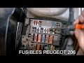 Fusibles Peugeot 206