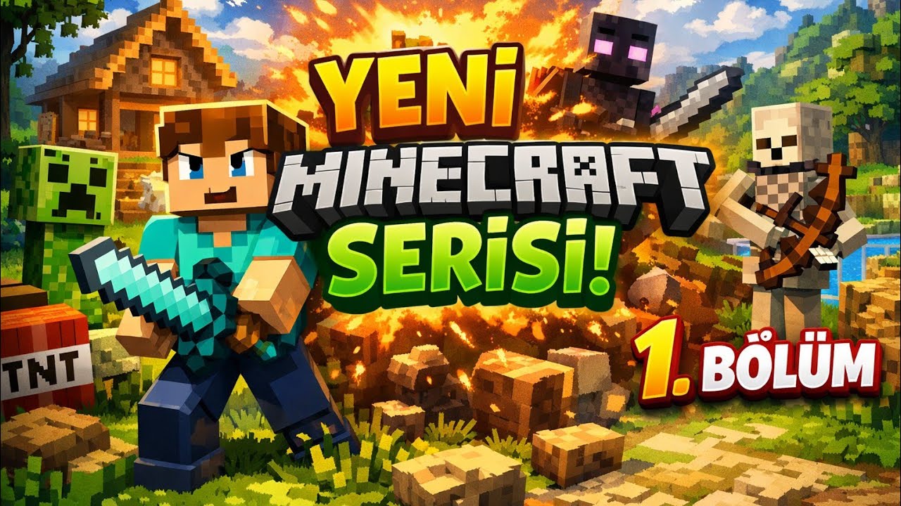 Yeni seriye başlıyorum Minecraft
