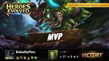 NEW HERO ARBORUS GAMEPLAY (INSANE) |  Heroes Evolved