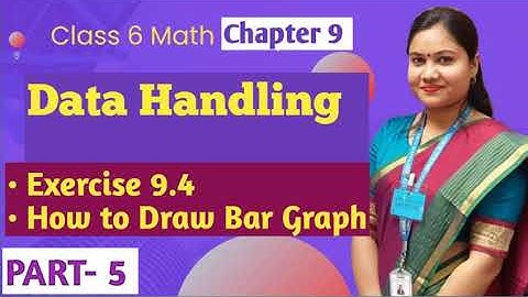 Data Handling Class 6 Math Chapter 9 (Part 5) Ex 9.4 How to Draw Bar Graph | NCERT CBSE