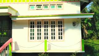 photo Beautiful Assam Type House Front Design assam type house front side colour design